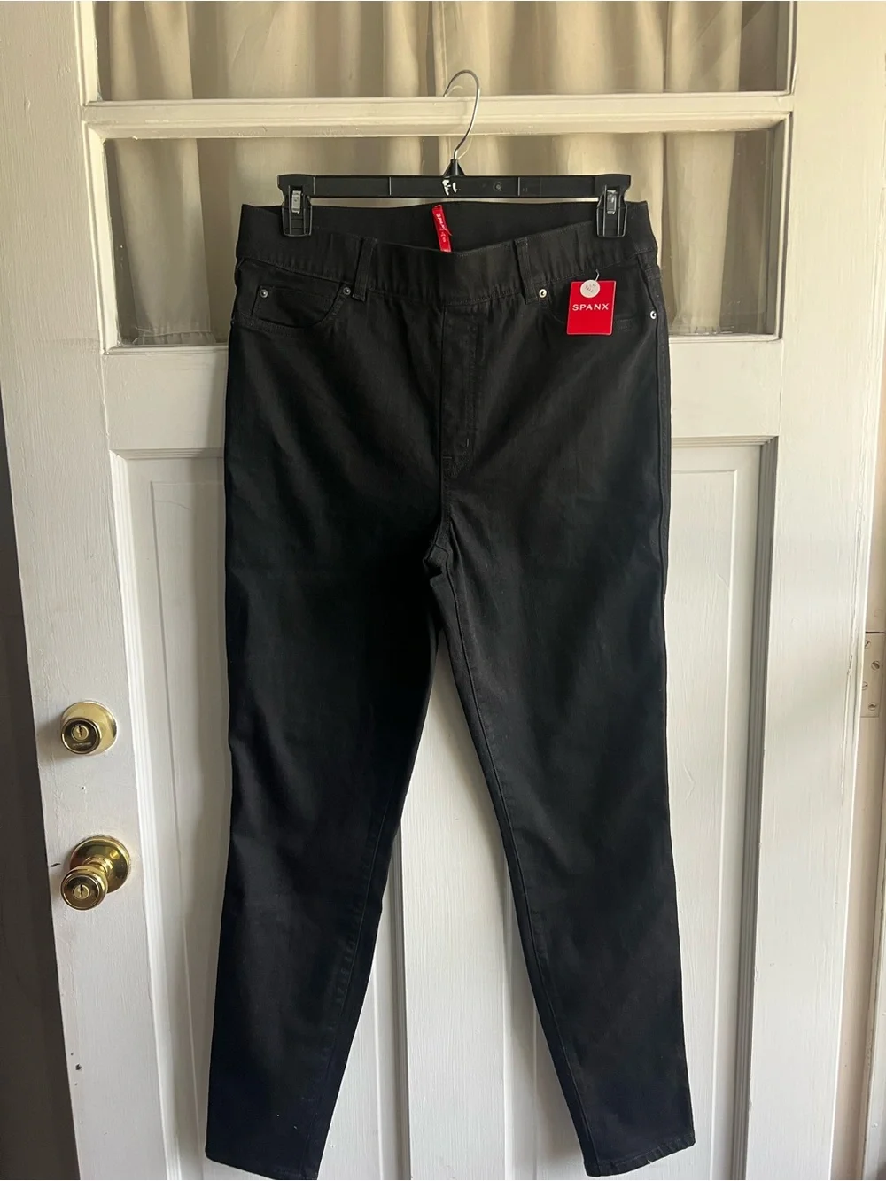SPANX Black High-Rise Skinny Pants